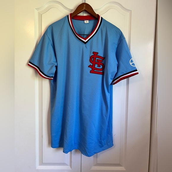 STL Other - St. Louis Cardinals Light Blue Baseball Jersey. Adult XL. LIKE NEW